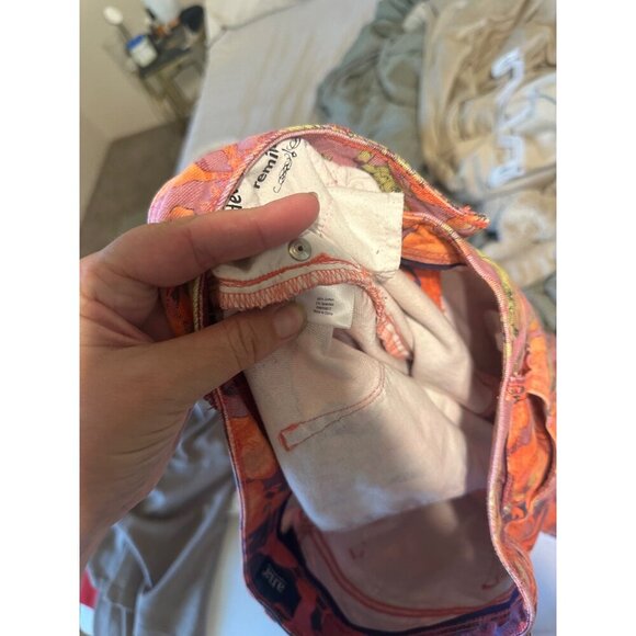 Ana Skinny Floral Cotton/Spandex Watercolor Jeans - Picture 10 of 10